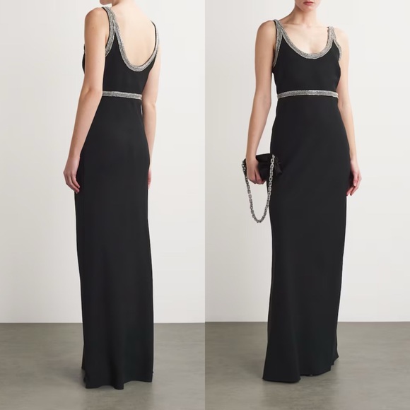 flores bead trim maxi dress Trace Beaded V Neck Maxi Dress in Fern main image 0